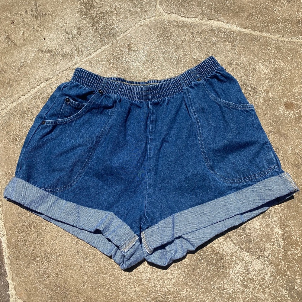 UO denim shorts